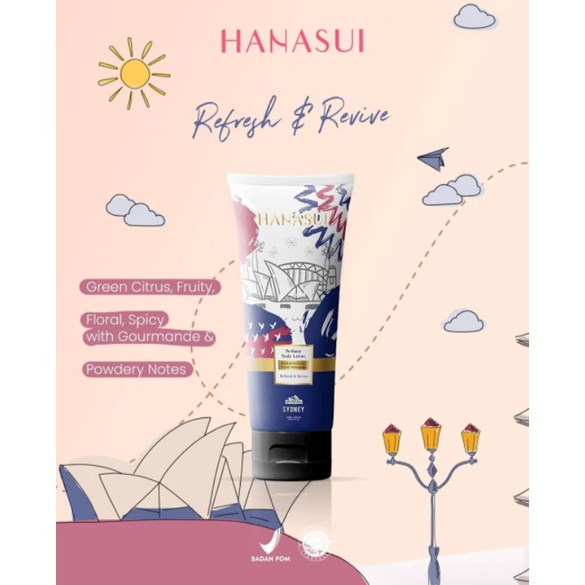 ☀️cahaya acc☀️hanasui perfume body lotion sydney