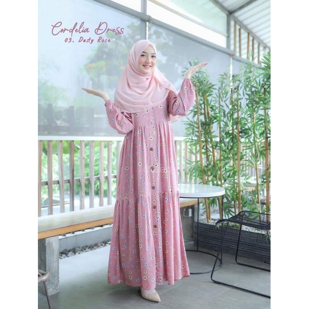 READY Cordelia dress D'Olea / gamis daily