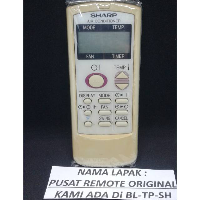 REMOTE REMOT AC SHARP CRMC-A562JBEZ ORIGINAL ASLI