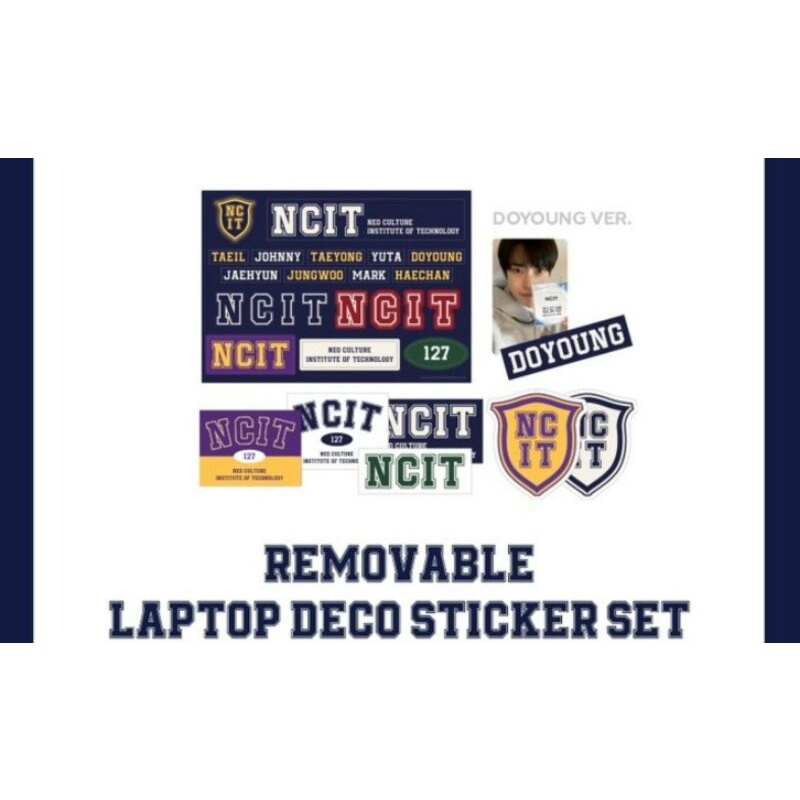 MD NCIT REMOVABLE LAPTOP DECO STICKER SET DOYOUNG VERS