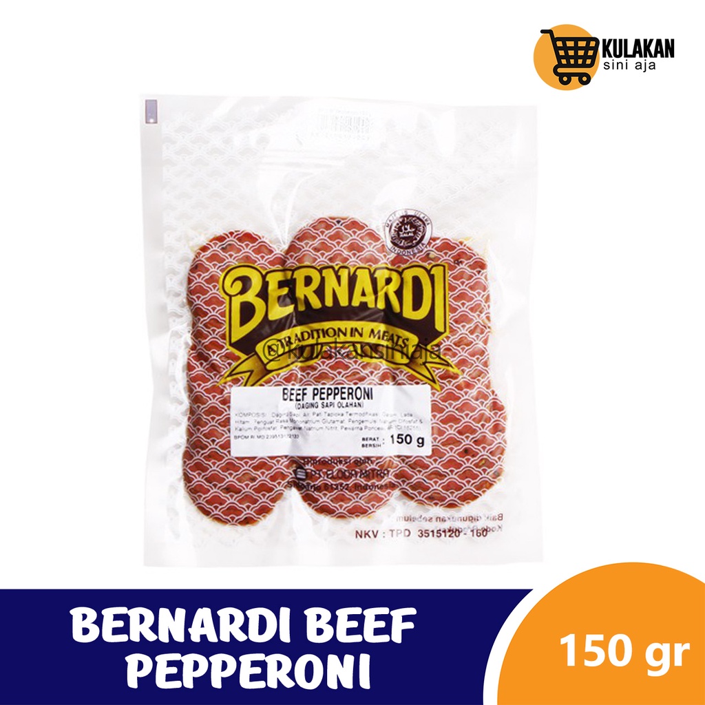 

Bernardi Beef Pepperoni 150 Gram