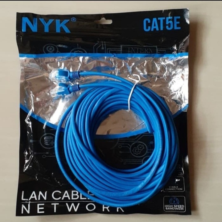 Kabel LAN 30M Cat5E Cat5 Cat 5 30Meter UTP Cable 30 M Network 30 Meter