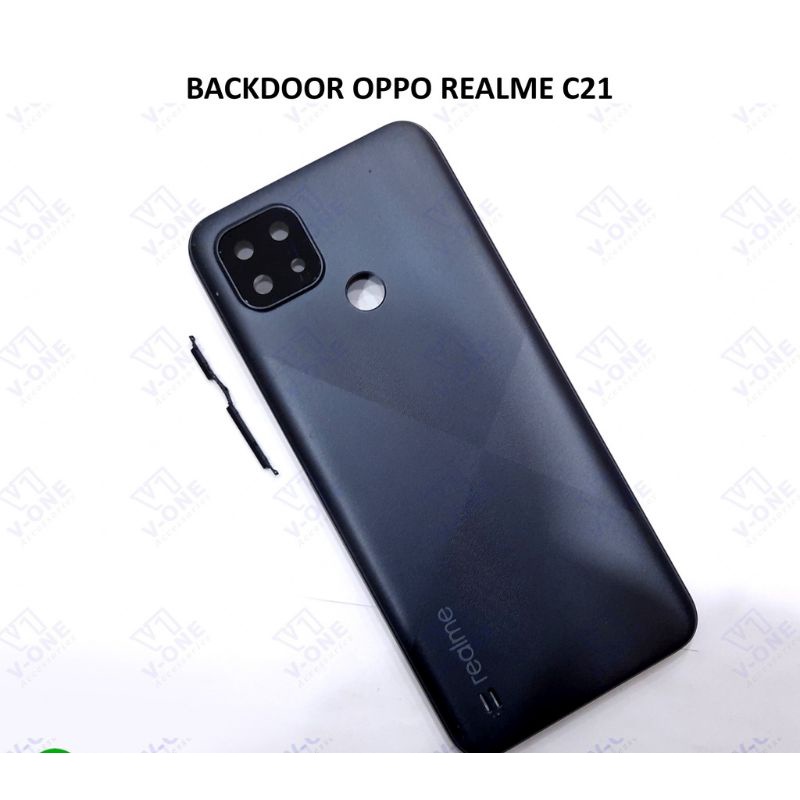 Backdoor Backcover Kesing Tutup Belakang Back Casing Realme C21 Original