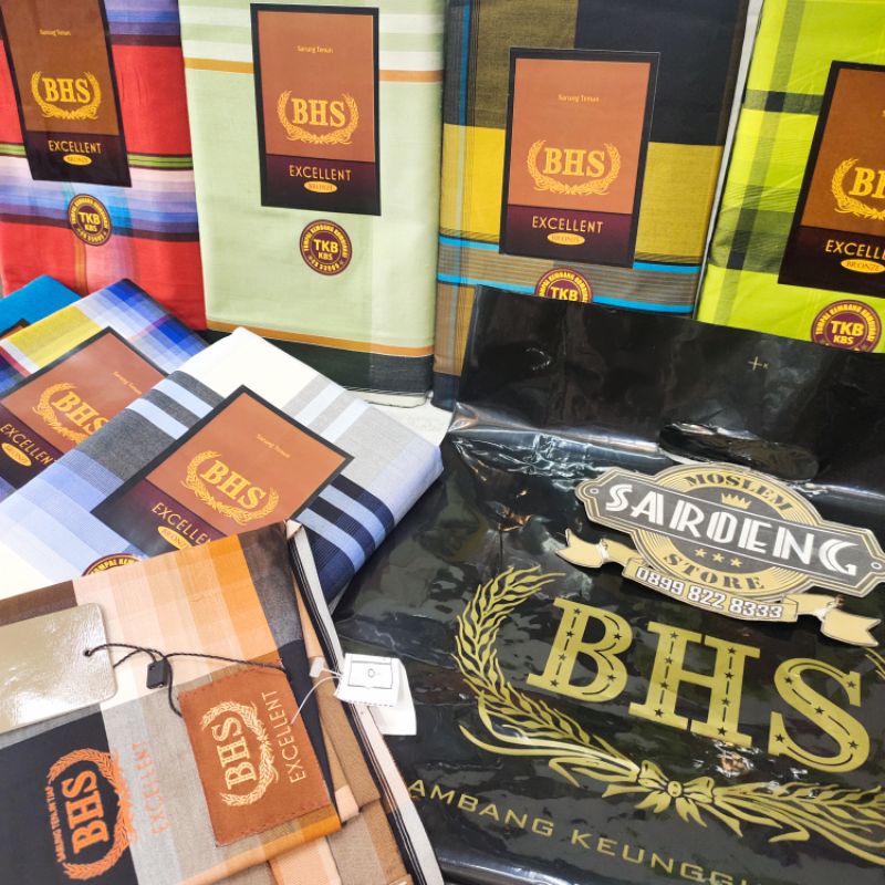 Sarung Tenun BHS Excellent Bronze TKB KBS Tumpal Kembang Kombinasi