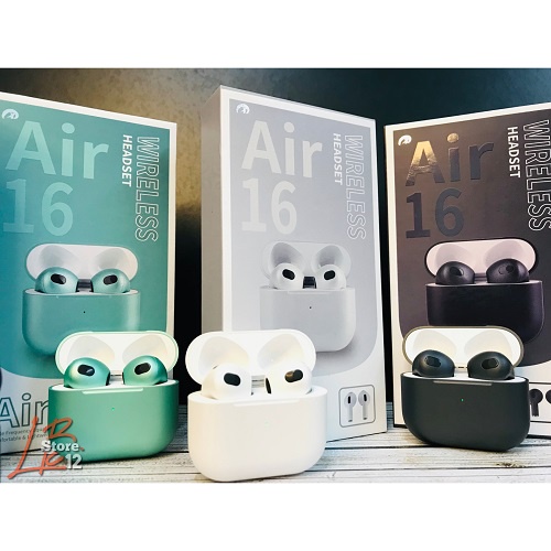 Headset Bluetooth inpods Air 16 TWS Wireless Earphone Bluetooth Earbuds