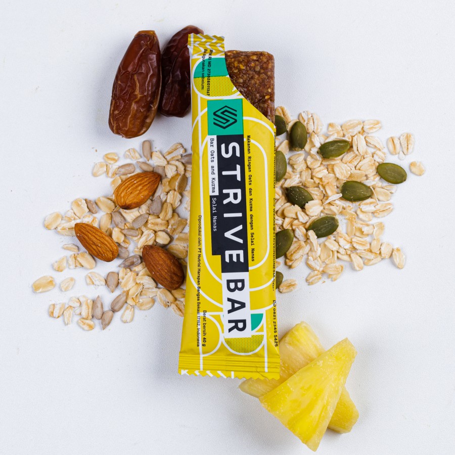 Strive - Energy Bar Bite Size 20g - Selai Nanas