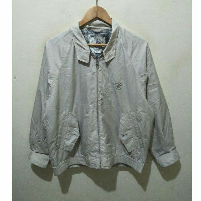 jaket harington parasut beverly hills polo club krem cowok