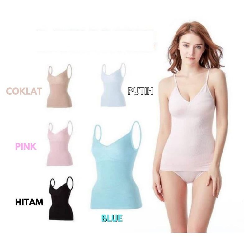 Atasan Slimming Suit Korset Baju Pelangsing Perut Camisole munafie