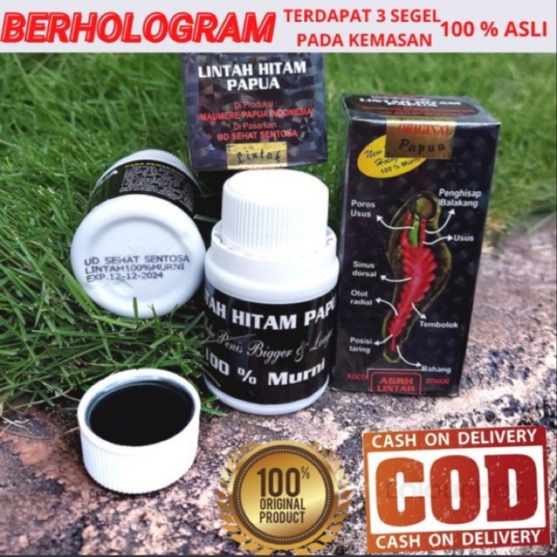 OBAT PEMBESAR KELAMIN MINYAK LINTAH PAPUA ASLI HITAM PAPUA ORIGINAL