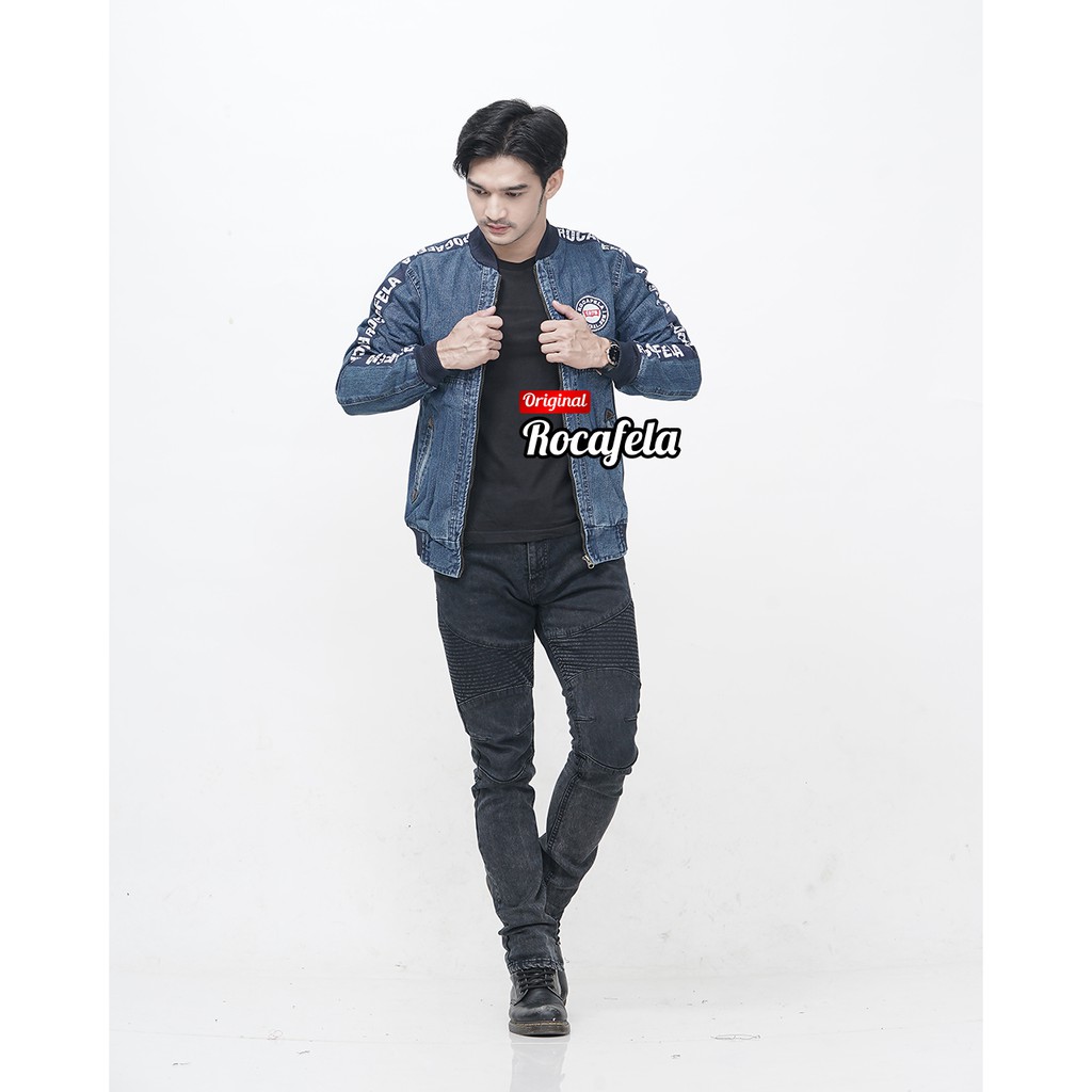 Keyzha - Jaket Jeans Pria / Jaket Jeans Original / Jaket Jeans Terbaru / KJ014
