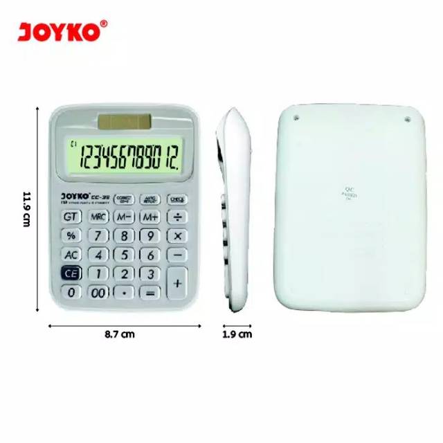 

Kalkulator Joyko CC-32 Alat Hitung Elektronik Calculator