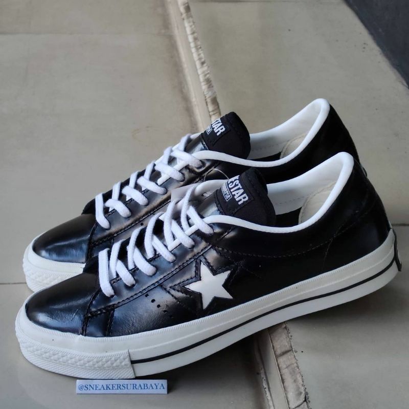 CONVERSE ONE STAR OX HANBYEOL BLACK WHITE