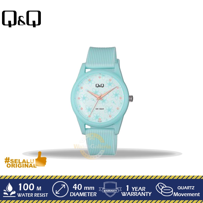 Q&Q VS12J025Y VS12J Analog Rubber Strap