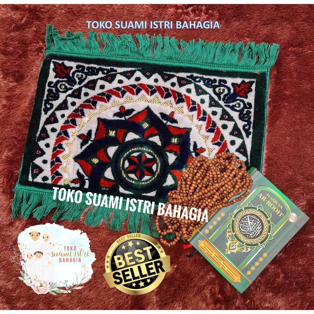 Sajadah Yakar Grade B Landscape Horizontal 35 x 60 65 13 mili Paling Tebal Turki Turkiye Dewasa Anak