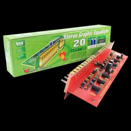 Kit Equalizer 20 Channel 20 Chanel Stereo Graphic Eq 20 Bell Bgr Asli