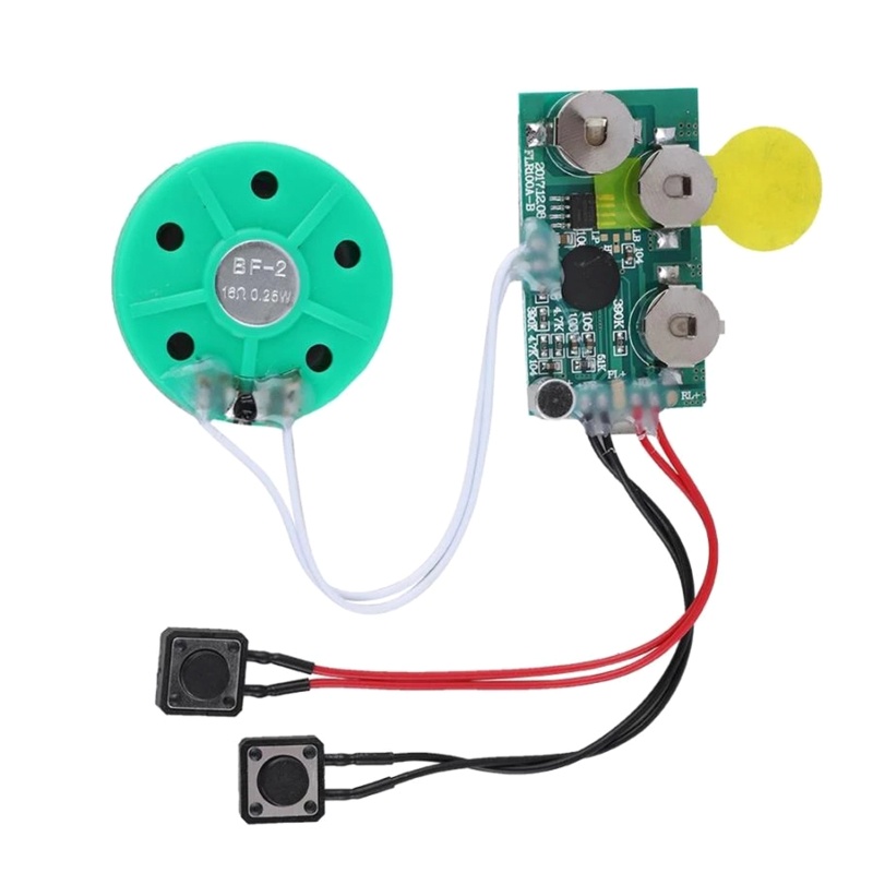 Papan Perekam Musik Suara btsg Modul Chip Rekaman Suara Sensitif