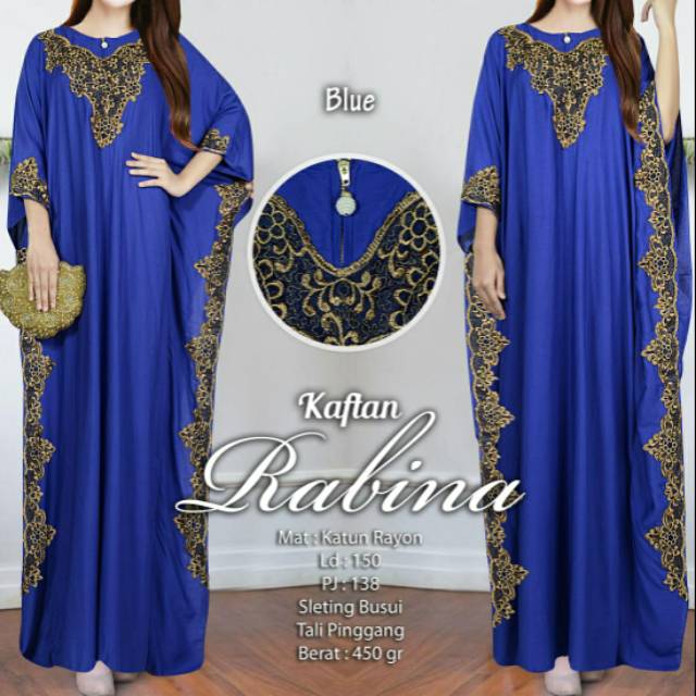 Kaftan bordir ukuran jumbo