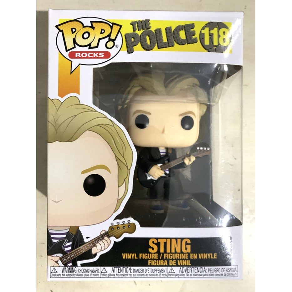 Funko POP Rocks: THE POLICE - Sting / Gordon Matthew Thomas Sumner