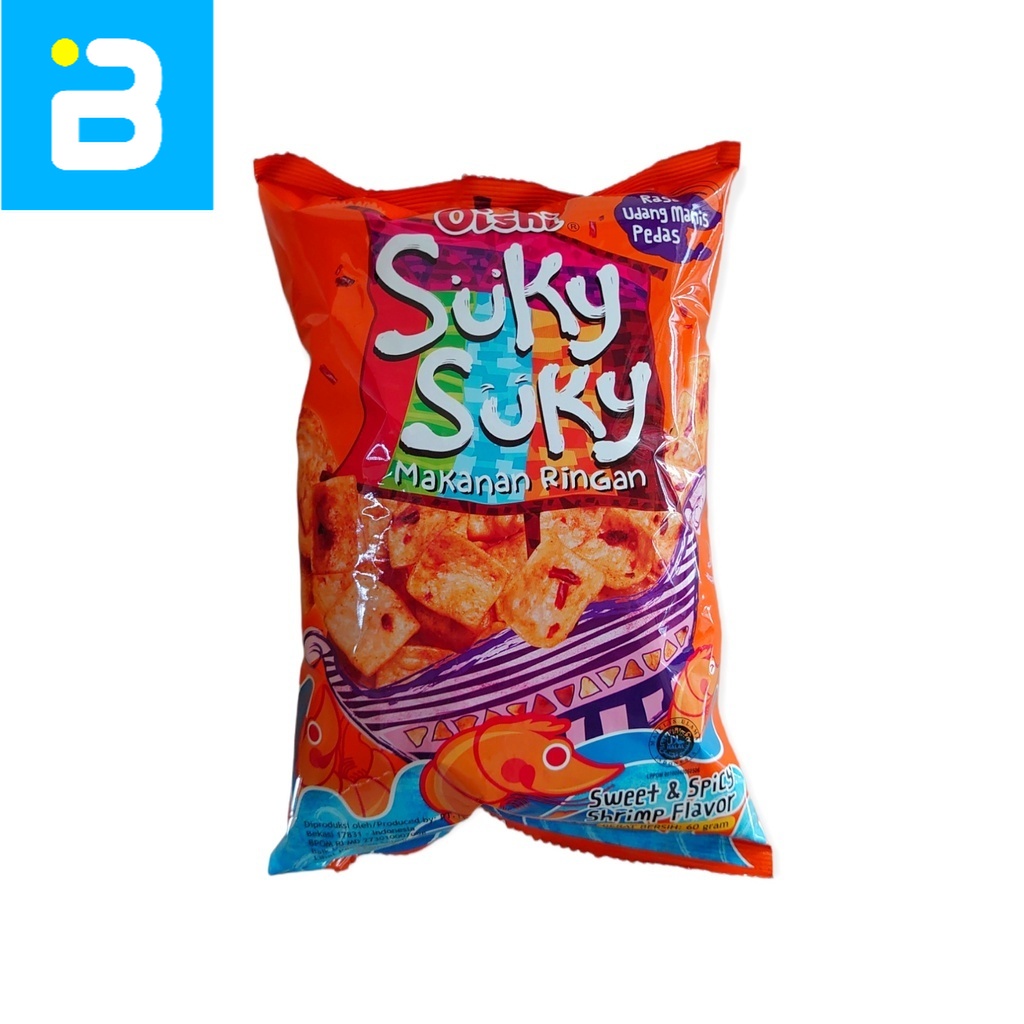 

Oishi Suky Suky Sweet & Spicy Shrimp Flavor 60 G