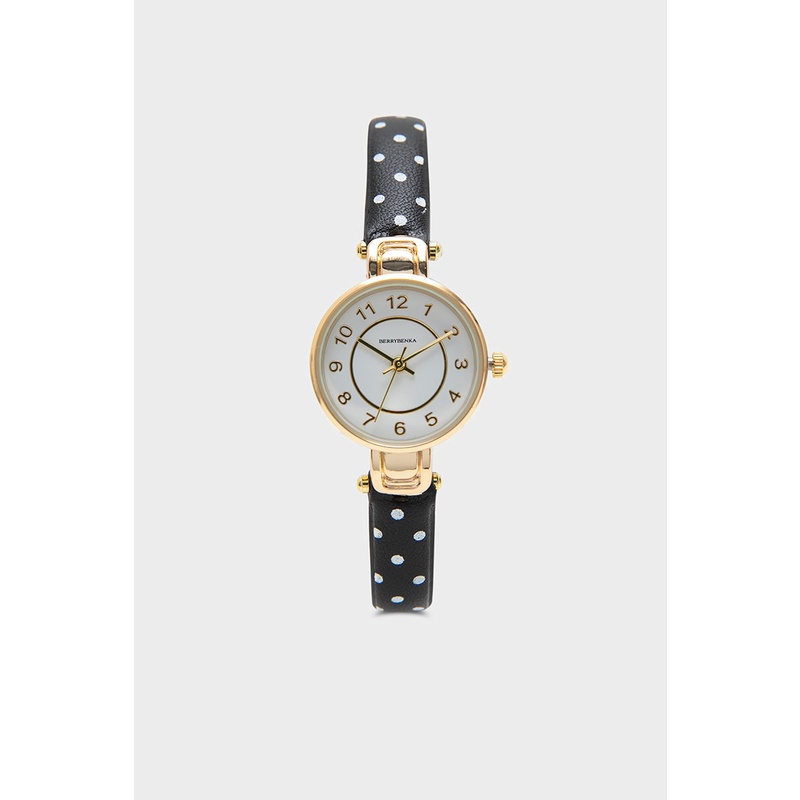 Berrybenka - Jam Tangan Kulit Wanita Sofia Cesia Polka-3