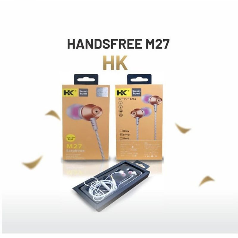 Headset HK M-27 Sounds Expert Bass Earphone