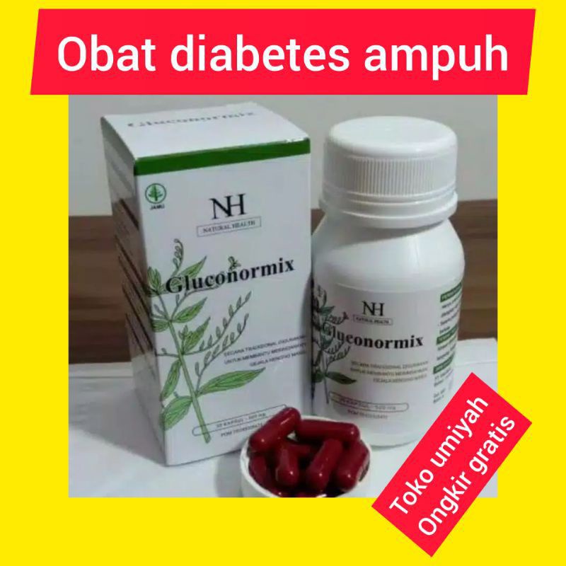 

(ASLI KAPSUL MERAH MARON) Obat Gluconormix Original 100% Asli Herbal Gluconormix Asli Obat Diabetes
