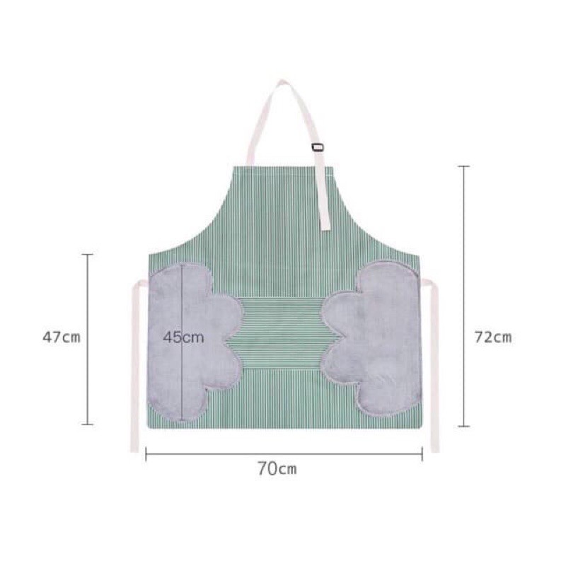 dc88 Celemek Masak Apron Dapur Anti Air Minyak bisa Lap Tangan Bahan PREMIUM