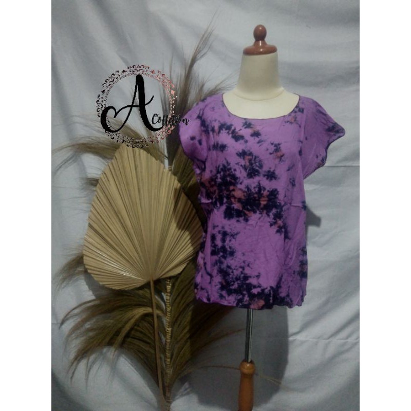 Baju Atasan Abstrak / Baju Bali Smoke