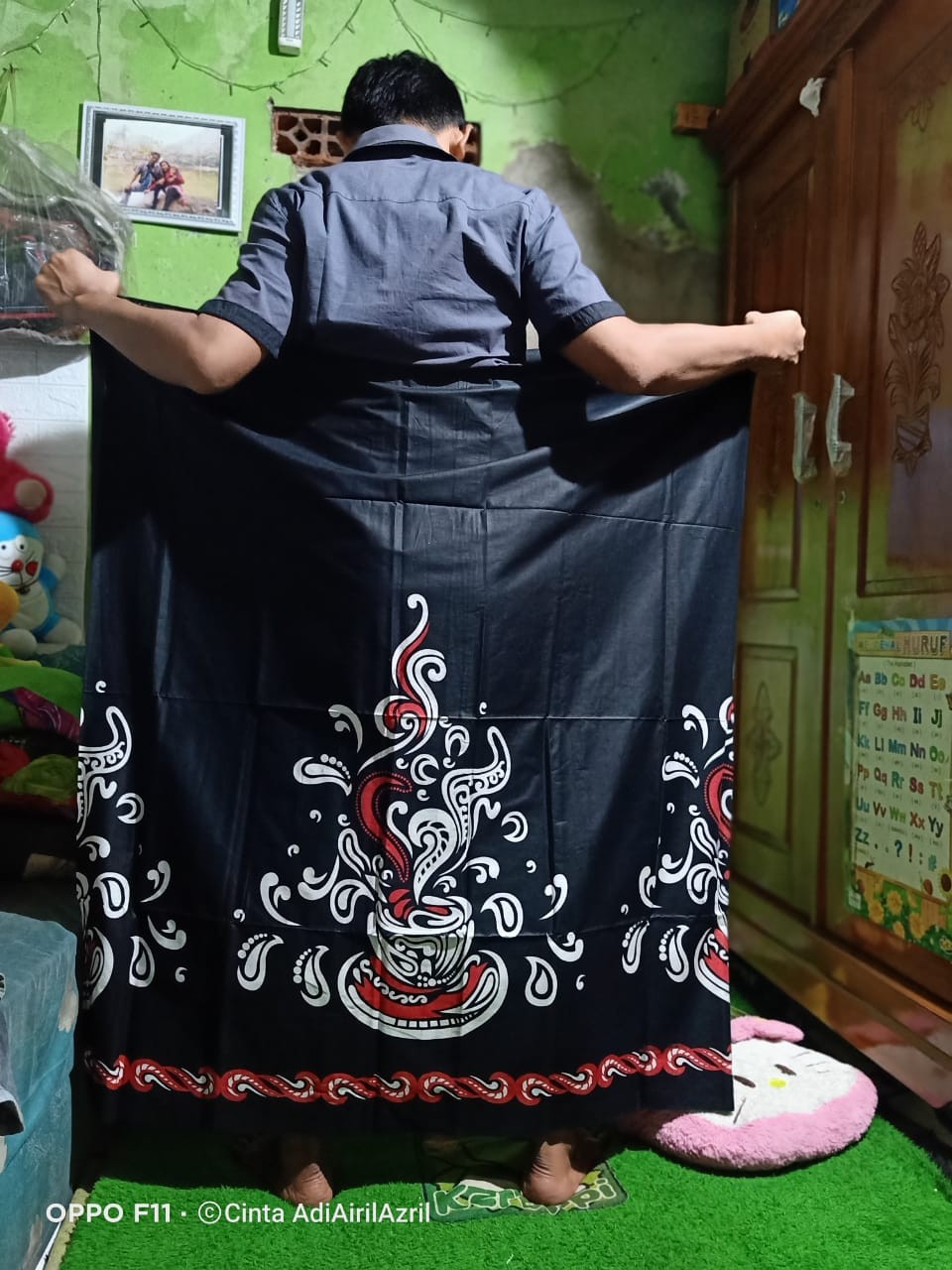 Sarung Batik Printing Motip Kopi Cangkir Terlaris Kekinian Asli Pekalongan