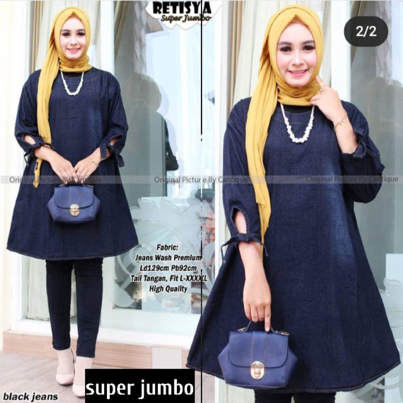 SUPER JUMBO RESTYA JEANS TUNIK