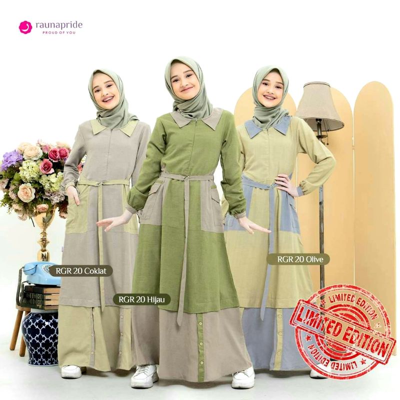 Rauna Gamis Remaja RGR 20 Terbaru