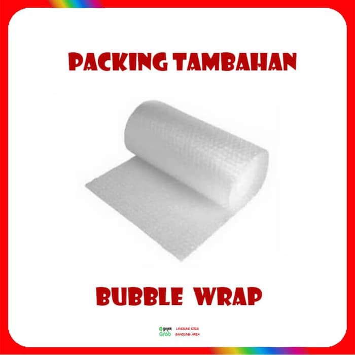 

EXTRA BUBBLE WRAP (Tambahan Packing) BUKAN UNTUK DIJUAL