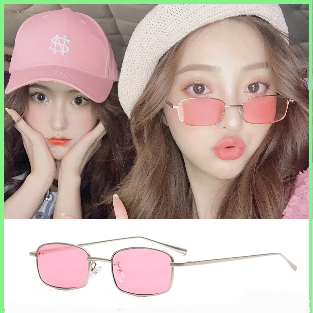 Kacamata Sunglass GF38 Bentuk Kotak Kecil Gaya Retro Untuk Wanita dan Pria ACC