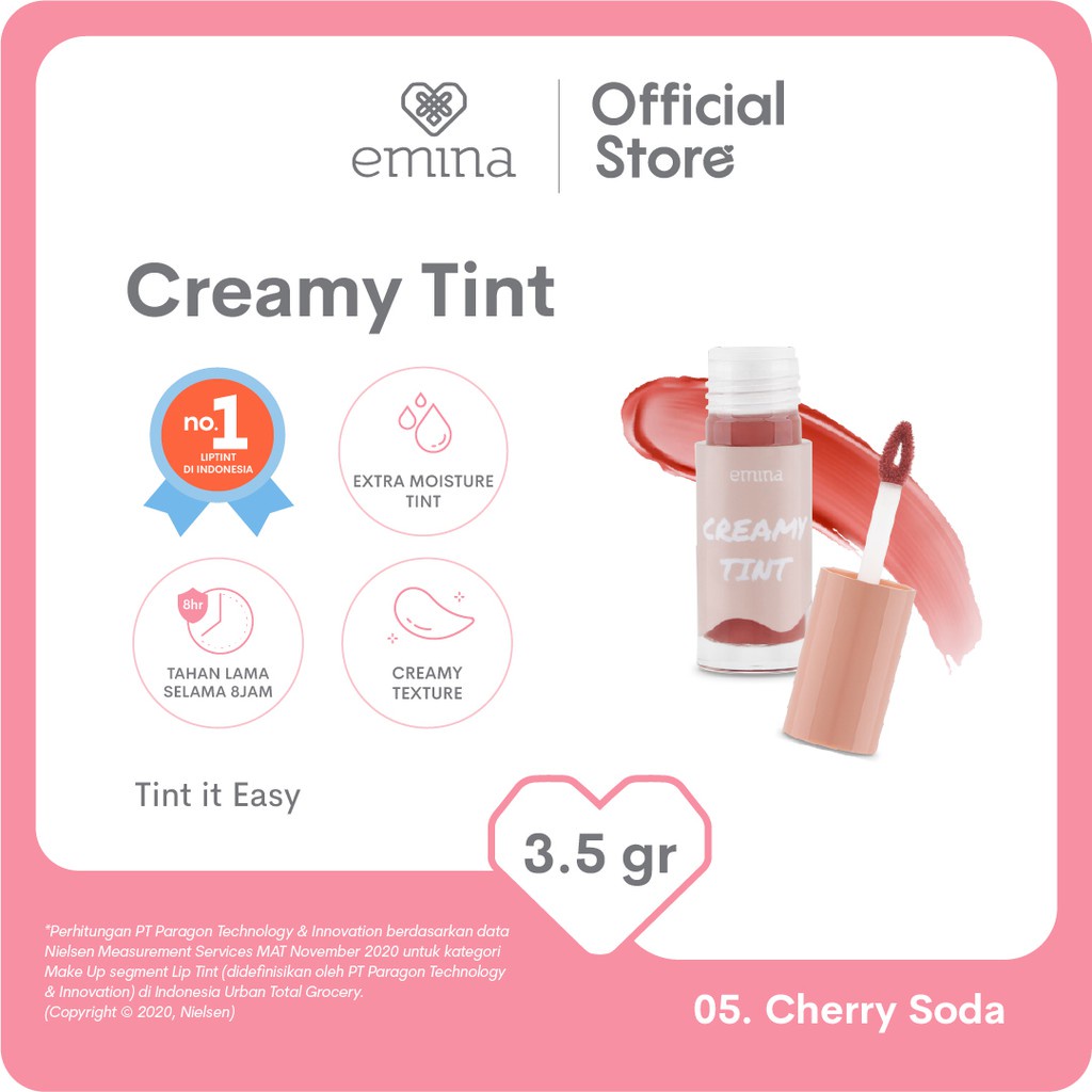 Emina Creamy Tint 3.6g | Lip Tint