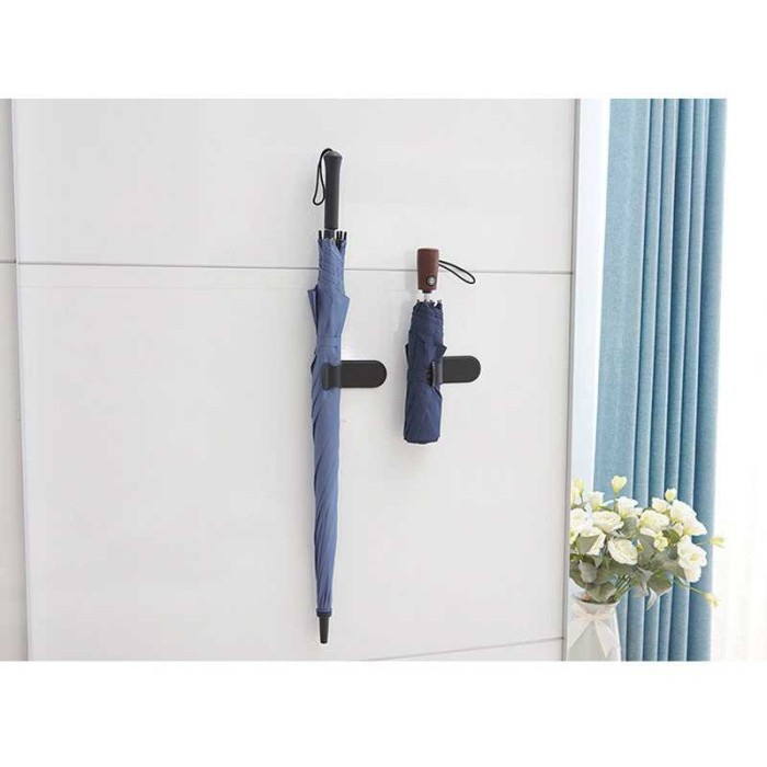 Gantungan Payung Mobil Umbrella Hook Holder Self-adhesive - Hitam