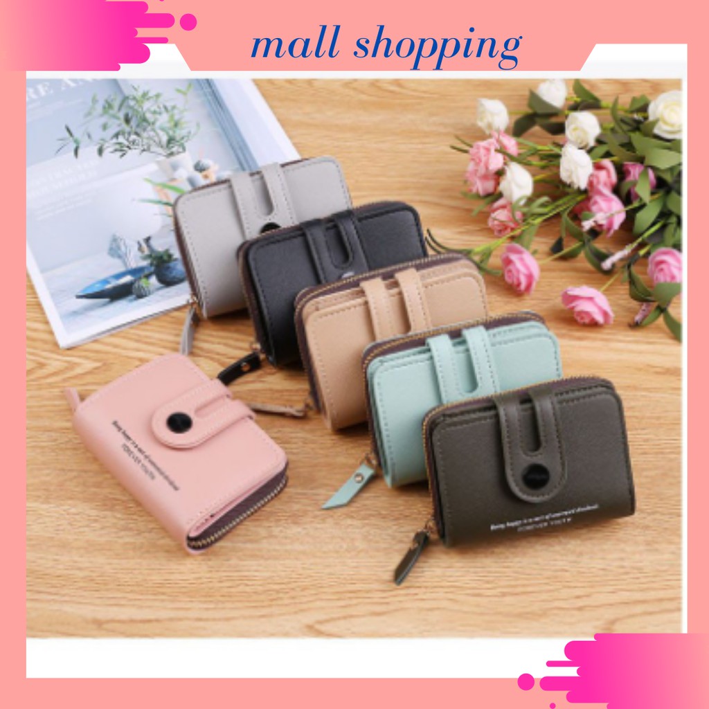 (COD) DOMPET LIPAT WANITA DOMPET MINI MALLSHOPPING