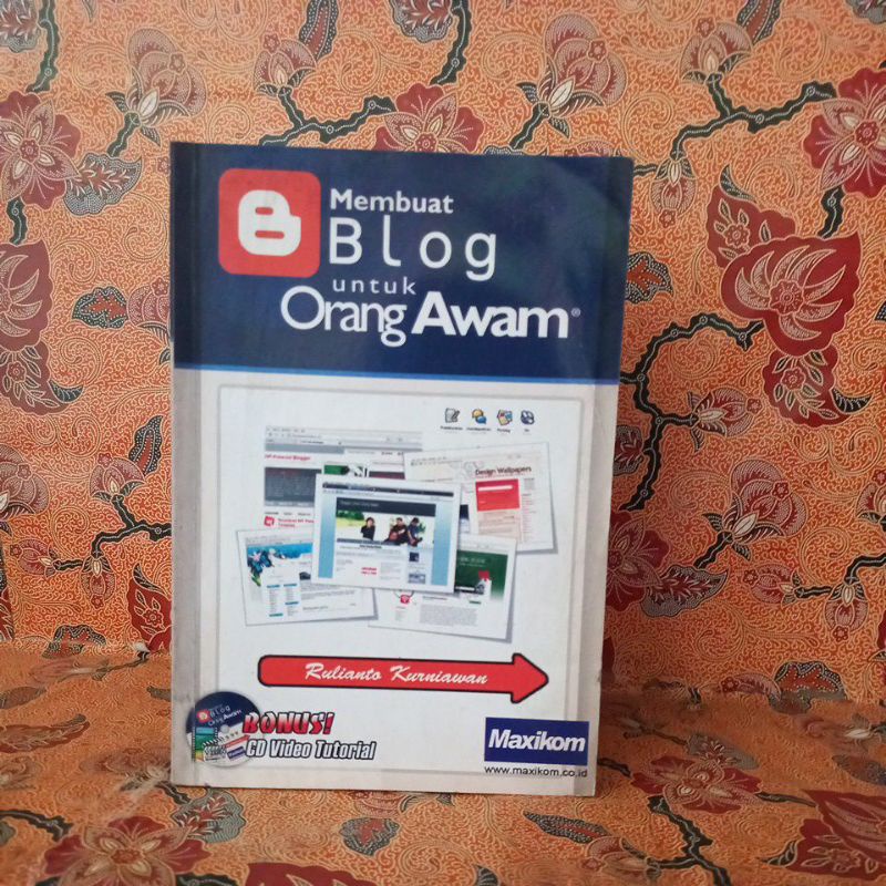 Jual Buku Komputer Membuat Blog Untuk Orang Awam Shopee Indonesia