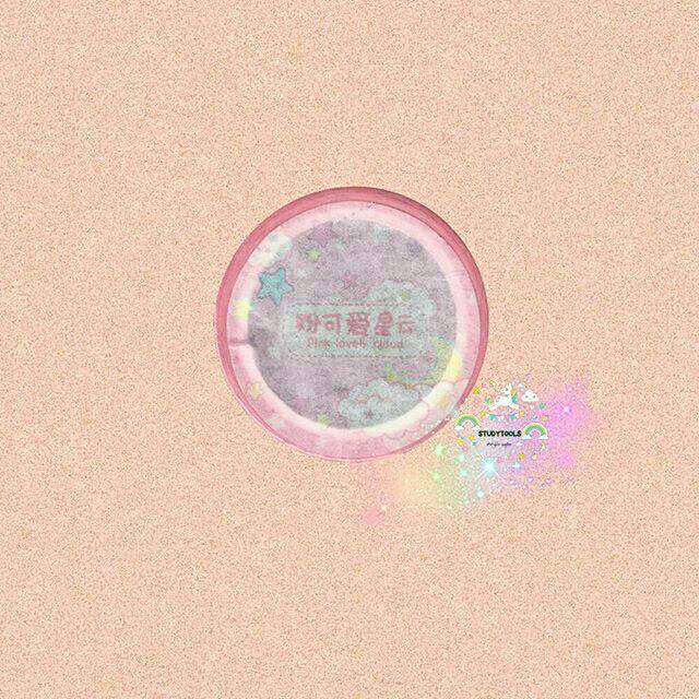 

PINK LOVELY CLOUD MASKING TAPE