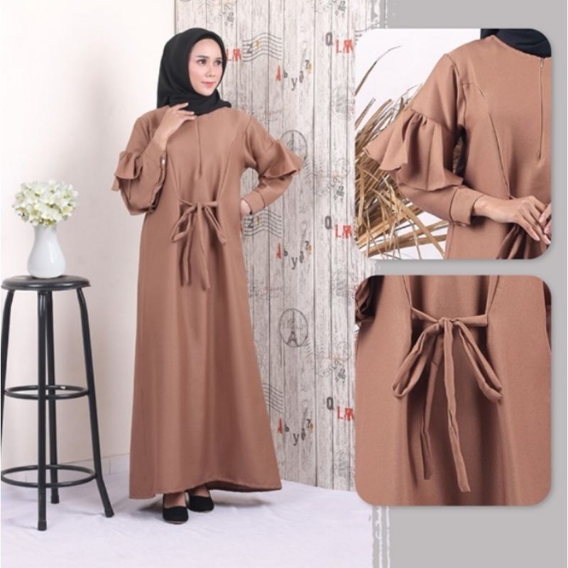 Gamis Syar'i Pesta Wanita Busana Muslimah Baju Setelan Cewek Premium Original