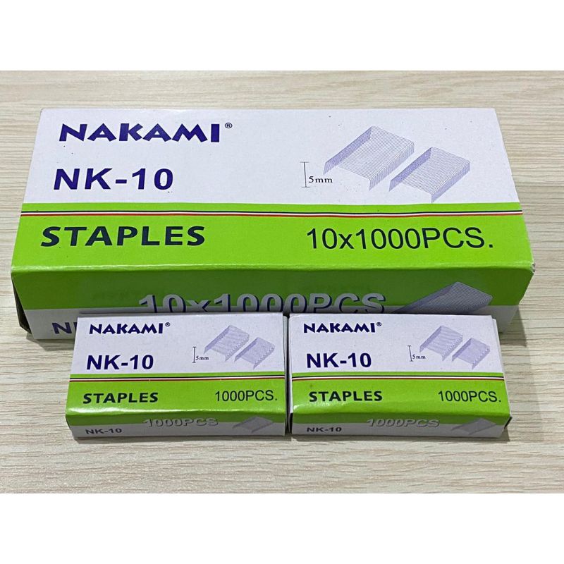 

Isi Staples Nakami NK-10 ECER 1 box kecil