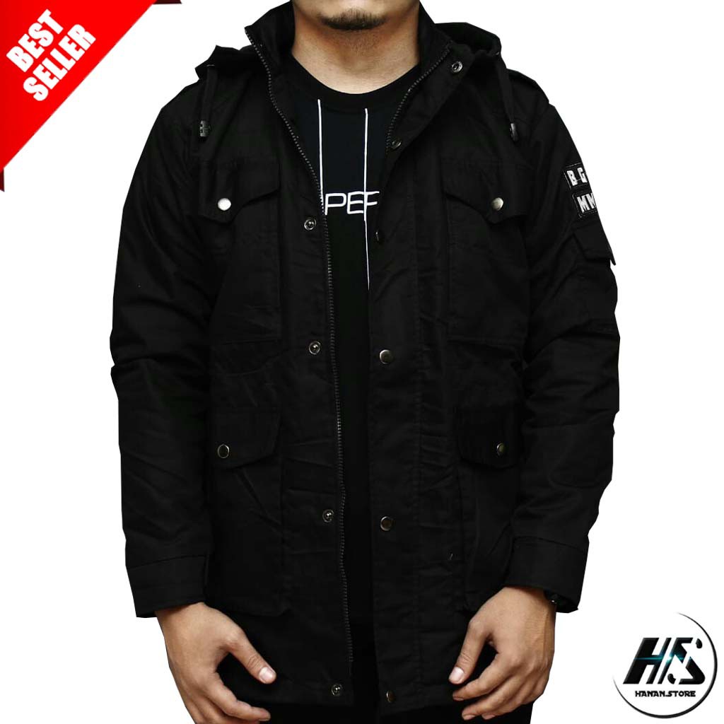 JAKET PARKA WATERPROOF ZILONG ORIGINAL BGSR KUALITAS PREMIUM