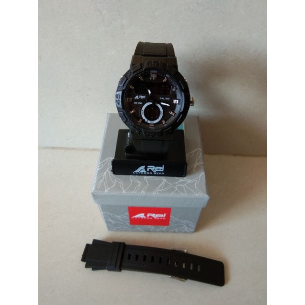JAM TANGAN REI MASIGIT | JAM TANGAN PRIA REI ANALOG DIGITAL