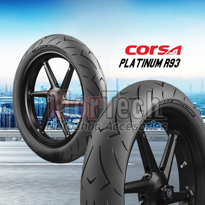 Ban Corsa Platinum R93 Ban Luar Motor Sport Moge Supermoto CRF 150 L Tubeless (Front/Rear) Ring 17