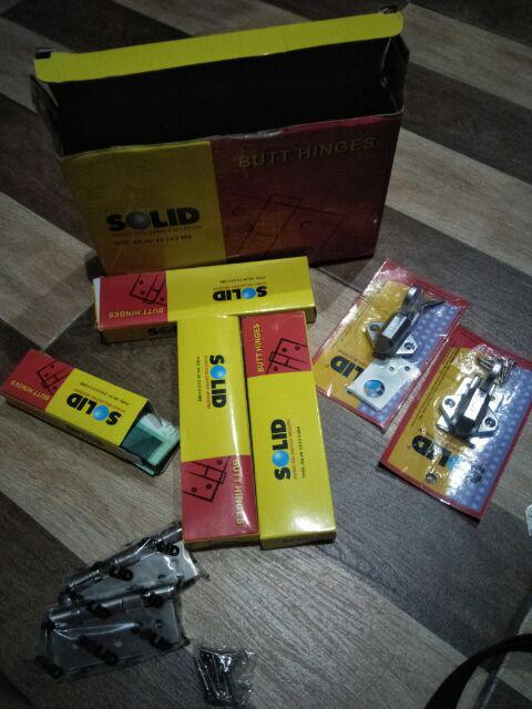 Spring Knip Solid 379 (kunci Jendela / Grendel Kodok)