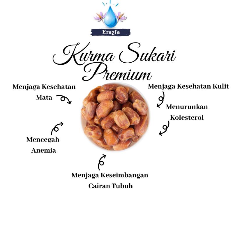 

Kurma Sukari Premium 850gram