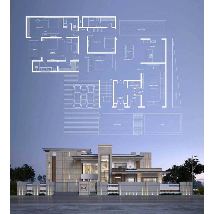 Jasa Desain Rumah + RAB