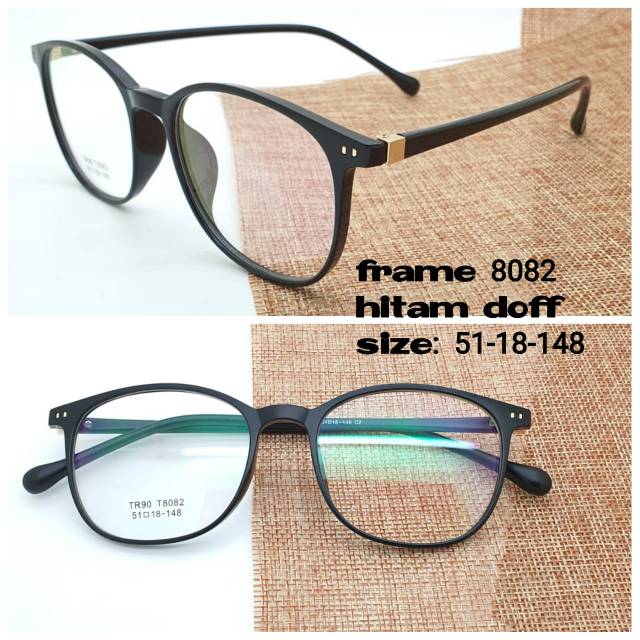 Frame Kacamata Elastis, Kacamata Trendy, Kacamata Minus, Kacamata Fashion Pria &amp; Wanita Anti Radiasi