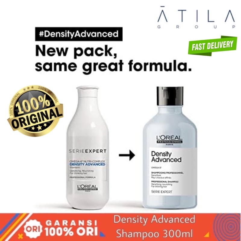 LOreal Professionnel Serie Expert Density Advanced Shampoo 300ml | Shampoo Rontok