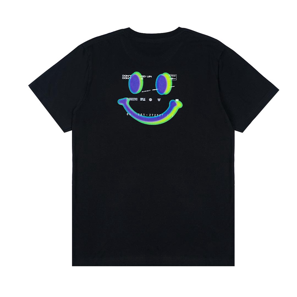 Club27 Tshirt Kaos Pria Smile Black