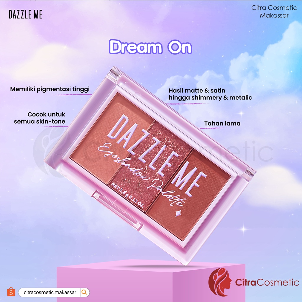 Dazzle Me Cutie Pie Eyeshadow Palette  Series | 01 Miss You | 02 Dream On